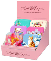 Набор открыток 7*7см "Ассорти"