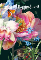 Открытка А5 "Поздравляю"