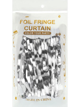Занавес 1*2м "Вечеринка" серебро