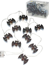 Гирлянда на батарейках с насадками  1,65м 10LED "Летучие мышки" работает от 2AA работает от 2AA