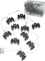 Гирлянда на батарейках с насадками  1,65м 10LED "Летучие мышки" работает от 2AA работает от 2AA