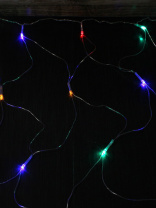 Гирлянда электрическая Сетка 1*1м 96LED светодиодная 220 В, мультицвет