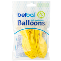 Набор шаров 14" Пастель Жёлтый/Yellow 12шт/уп
