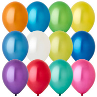 Шар Металлик 12" ассорти Экстра ТМ "BELBAL"  50 шт. в уп.