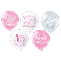 Шар с рисунком 12" Свадьба. Нежность 30 см 25 шт. в уп.
