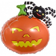 Шар фольга 16" Тыква 40см