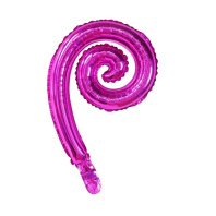 Шар фольга 17" "Спираль" фуксия 30*42 см