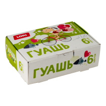 Гуашь  6 цв 90мл "FUNNY FRIENDS"