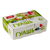 Гуашь  6 цв 90мл "FUNNY FRIENDS"