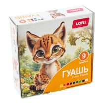 Гуашь  9 цв 135мл "FUNNY FRIENDS"