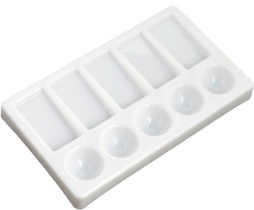 Палитра прямоуг. пластиковая