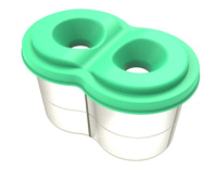 Стакан непроливайка двойной