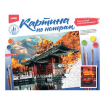 Картина по номерам на картоне 40*50см "Калифорния"