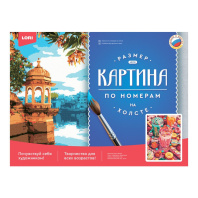 Картина по номерам на холсте 30*40см "Мир сладостей"