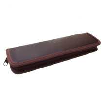 Пенал 1 отд. для кистей (270*70) молния, кожзам "Коричневый"