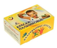 Краски пальчиковые  6цв. 240мл. Азбука цвета, комбинированные