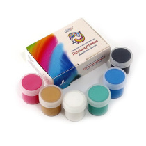 Набор акрил. красок   6 цв, 120мл "DecArt" перламутровый