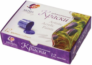 Набор акрил. красок  16 цв. 320мл, глянцевые