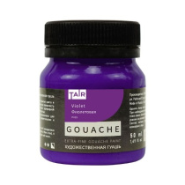 Гуашь художественная Таир 50мл фиолетовая