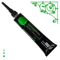 Контур по стеклу 20 мл, зеленый травяной