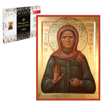 Мозаика алмазная по номерам на холсте 30*30см "Матрона Московская" с подрамником