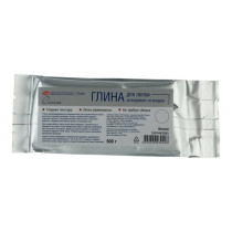 Глина для лепки "Сонет", 500г, белая cамозатвердевающая
