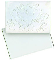 Доска д/работы с пластилином А4 + рельефный трафарет