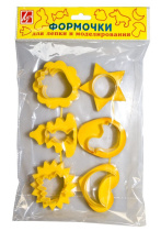 Набор формочек для пластилина  6шт.