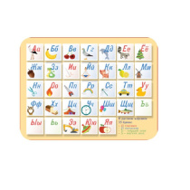 Настольное покрытие д/лепки 33*23см "Азбука"