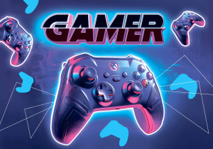 Настольное покрытие д/лепки 33*23см "Неоновый джойстик"