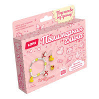 Набор из полимерной глины Серьги и браслет "Уточки"