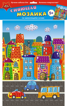 Аппликация из EVA А3  "Яркий город" 5+