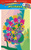 Аппликация из EVA А3 "Волшебный павлин"