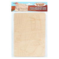 Дощечка для выжигания 14*21см "Мерседес"