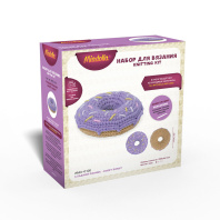 Набор для вязания игрушки "Сладкий пончик" 14+