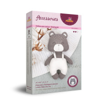 Набор для изготовления игрушки 23см "Любимый мишка" 14+