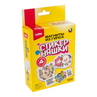 Магниты из гипса Стикерняшки "Весёлые друзья" 2 формы