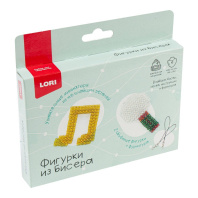 Брелоки из бисера "Нота, микрофон" 2 фигурки