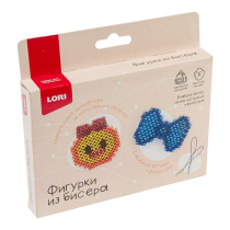 Брелоки из бисера "Уточка, бантик" 2 фигурки