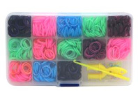 Набор резинок для плетения 470 шт Ассорти Микс "Модница" с крючком