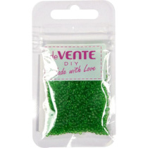 Бисер круглый "deVENTE. Frosted"  2 мм, 10гр, стекло, полупрозр., зеленый