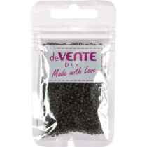 Бисер круглый "deVENTE. Frosted"  2 мм, 10гр, стекло, полупрозр., серый