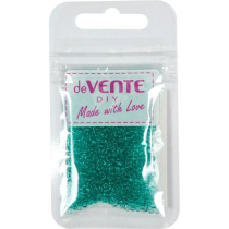 Бисер круглый "deVENTE. Glass"  2 мм, 10гр, стекло, прозрачн., изумрудный