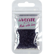 Бисер круглый "deVENTE. Glass"  2 мм, 10гр, стекло, прозрачн., фиолетовый