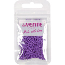 Бисер круглый "deVENTE. Opaque"  2 мм, 10гр, стекло, матовый, фиолетовый