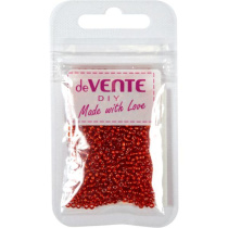 Бисер круглый "deVENTE."  2 мм, 10гр, стекло, металлизир., красный