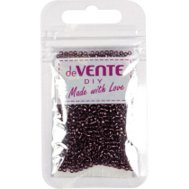 Бисер круглый "deVENTE."  2 мм, 10гр, стекло, металлизир., фиолетовый