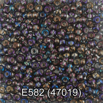 Бисер круглый "GAMMA"  2,3мм  5гр стекло, серый