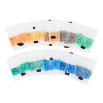 Бисер круглый "GAMMA"  2,3мм,  5гр ассорти 02 керамический, 10шт/уп