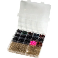 Набор "Глазки и носики" 250 шт, тип крепления - винтовой с фиксатором, ассорти